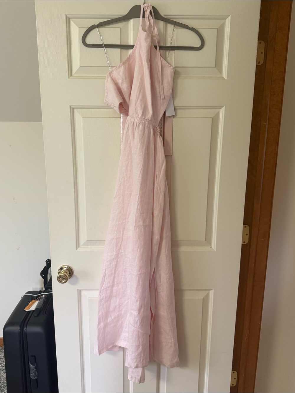 Beyond Yoga Softwash Linen Halter Dress Pink - Picture 2 of 5